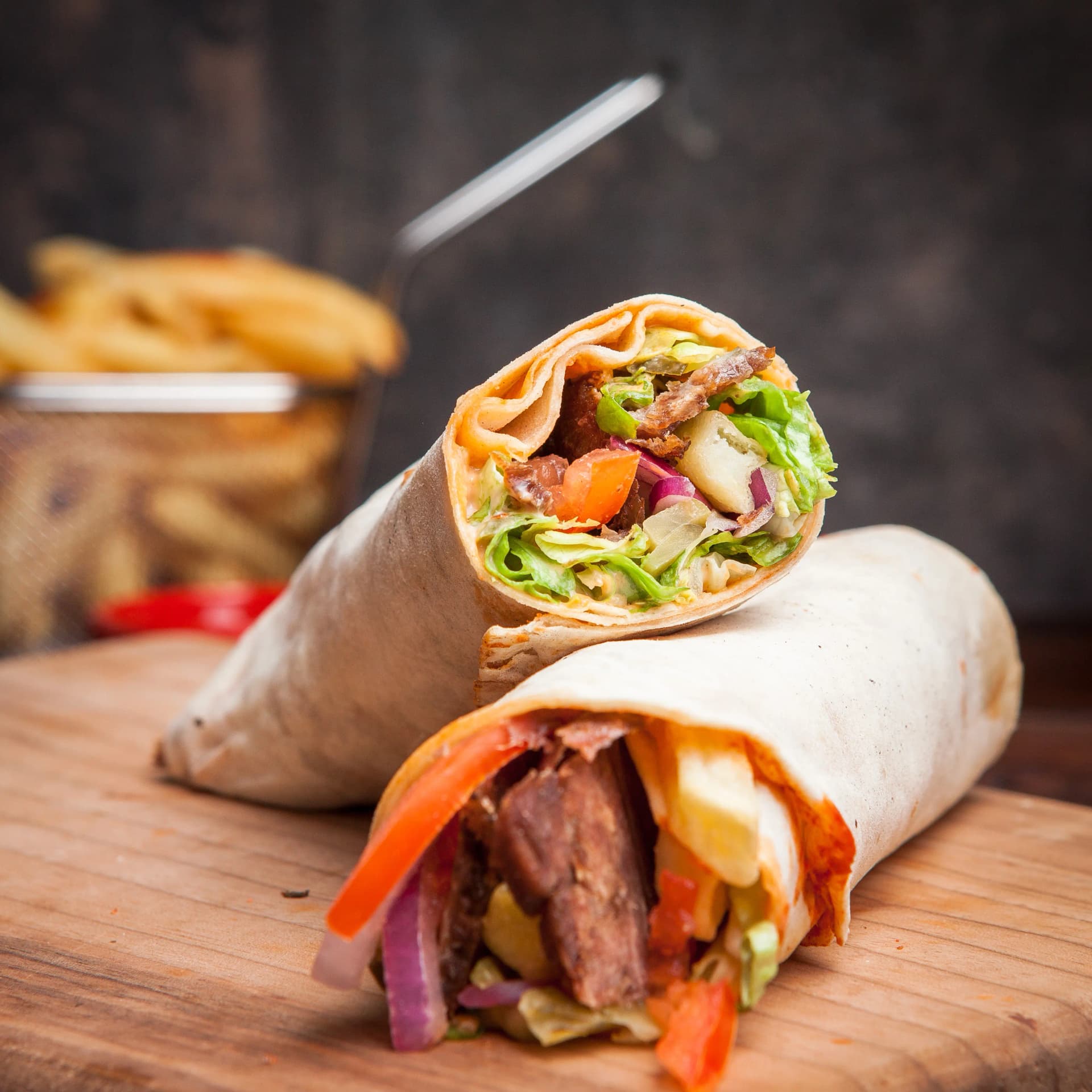 Rolls, Wraps & Shawarma